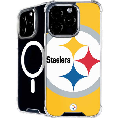 NFL Pittsburgh Steelers Large Logo iPhone 16 Pro MagSafe Case